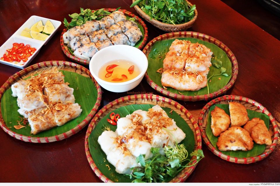 hanoi local food tours - banh cuon