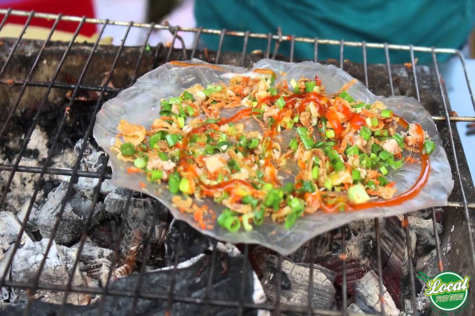 Grilled Rice Paper - Mountainous Food In Da Lat - Hanoi Local Food Tours