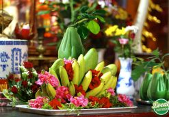 Fruit Tray In Tet Holidays Of Vietnamese